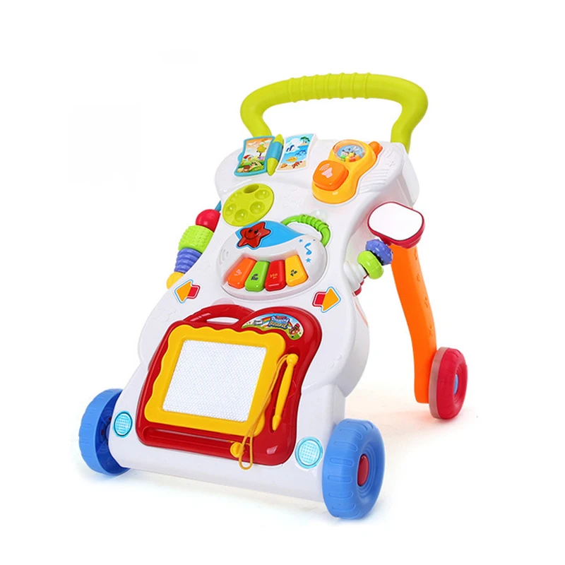 Toddler Kid Multifunctional Walker Trolley Sit-to-Stand ABS Musical Walker with Adjustable Screw for Car Toys for Children
Toddler Kid Multifunctional Walker Trolley Sit-to-Stand ABS Musical Walker with Adjustable Screw for Car Toys for Children