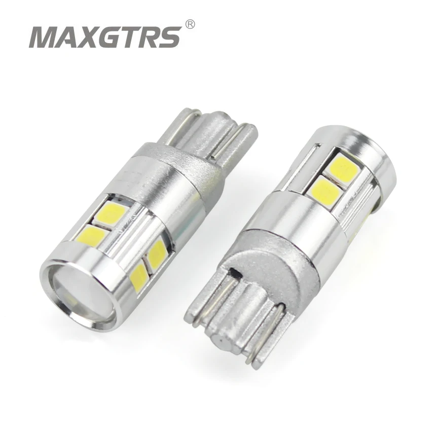 2x супер яркие светодиодные автомобильные лампы T10 W5w 9 Smd 3030 EMC для чтения авто