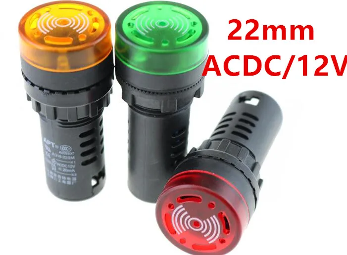 AD16-22SM AC DC/ 12V 22mm Flash Signal Light Red LED Active Buzzer Beep Alarm Indicator Red Green Yellow
AD16-22SM AC DC/ 12V 22mm Flash Signal Light Red LED Active Buzzer Beep Alarm Indicator Red Green Yellow
