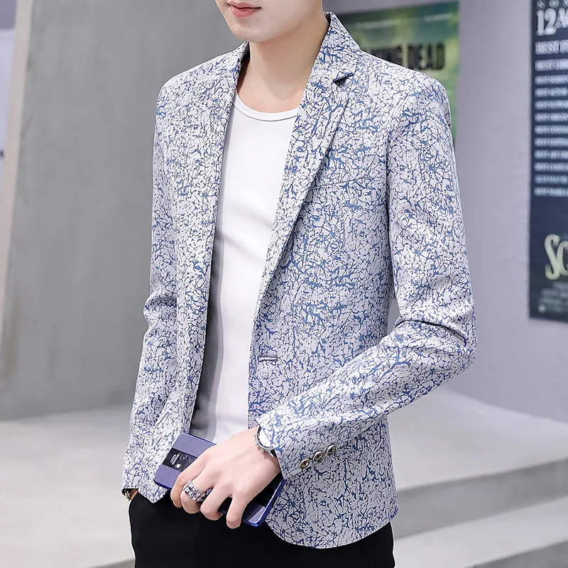 Весна 2020 мужской блейзер для досуга тонкий тип cultivate one's morality красивый цветы блейзер
Весна 2020 мужской блейзер для досуга тонкий тип cultivate one's morality красивый цветы блейзер