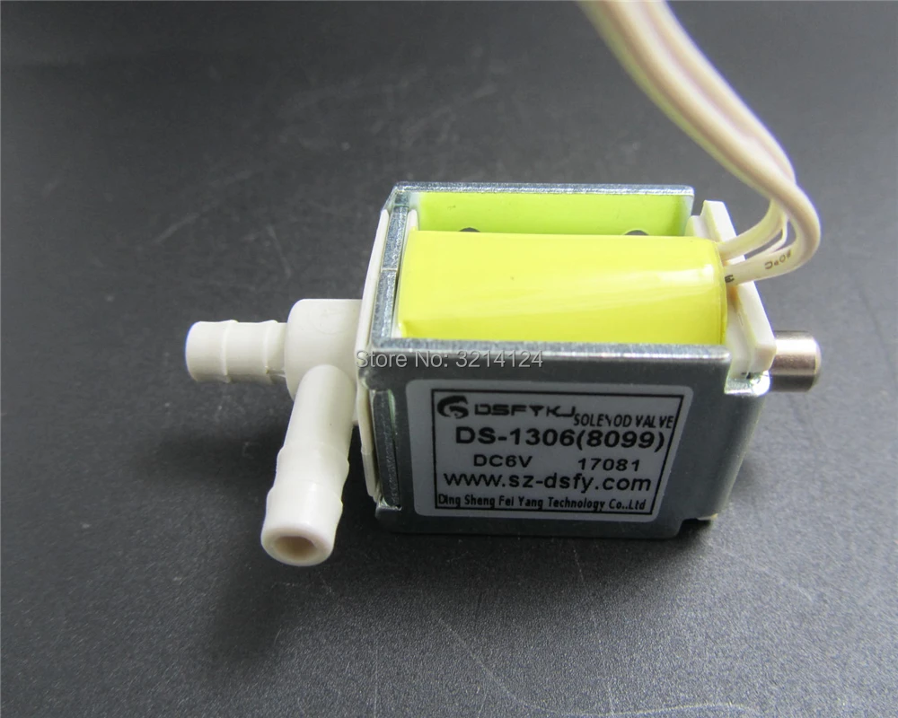 DS-1306(8099) DC6V 12v 24v Electric Mini Micro Solenoid Valve Air Gas Release Exhaust Discouraged 2 Position 3 Way
DS-1306(8099) DC6V 12v 24v Electric Mini Micro Solenoid Valve Air Gas Release Exhaust Discouraged 2 Position 3 Way