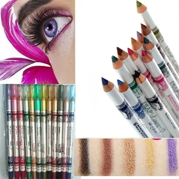 

High Quality Multicolor Eye Liner Pencil Set Cosmetic Eyeliner Pencil Not Dizzy Waterproof Liquid Eyeliner Pen 88