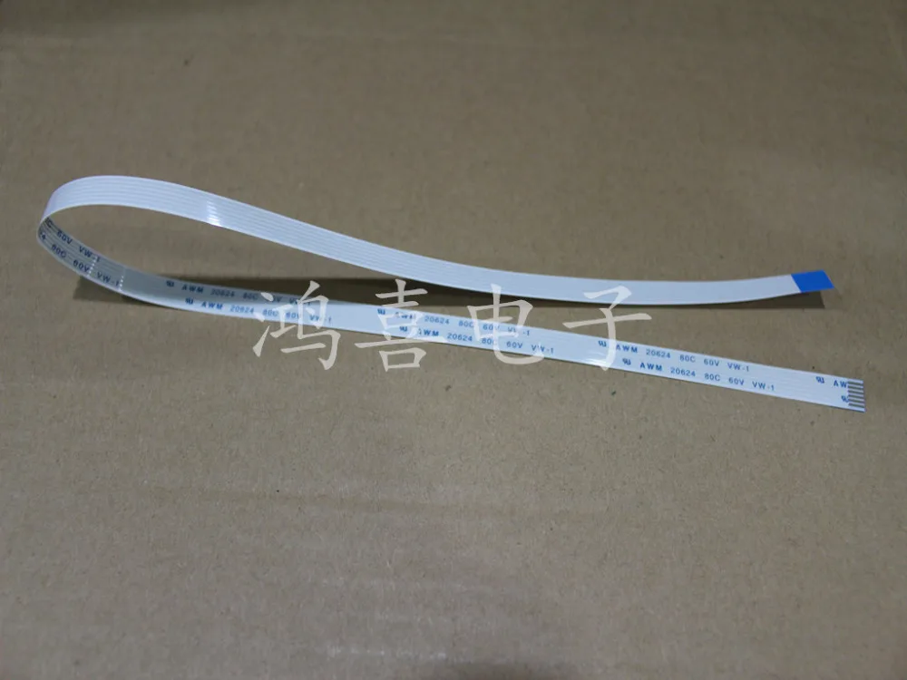 New FFC FPC flat flexible cable 1.0mm pitch 6 pin Forward Length 400mm Width 7mm Ribbon Flex Cable
New FFC FPC flat flexible cable 1.0mm pitch 6 pin Forward Length 400mm Width 7mm Ribbon Flex Cable