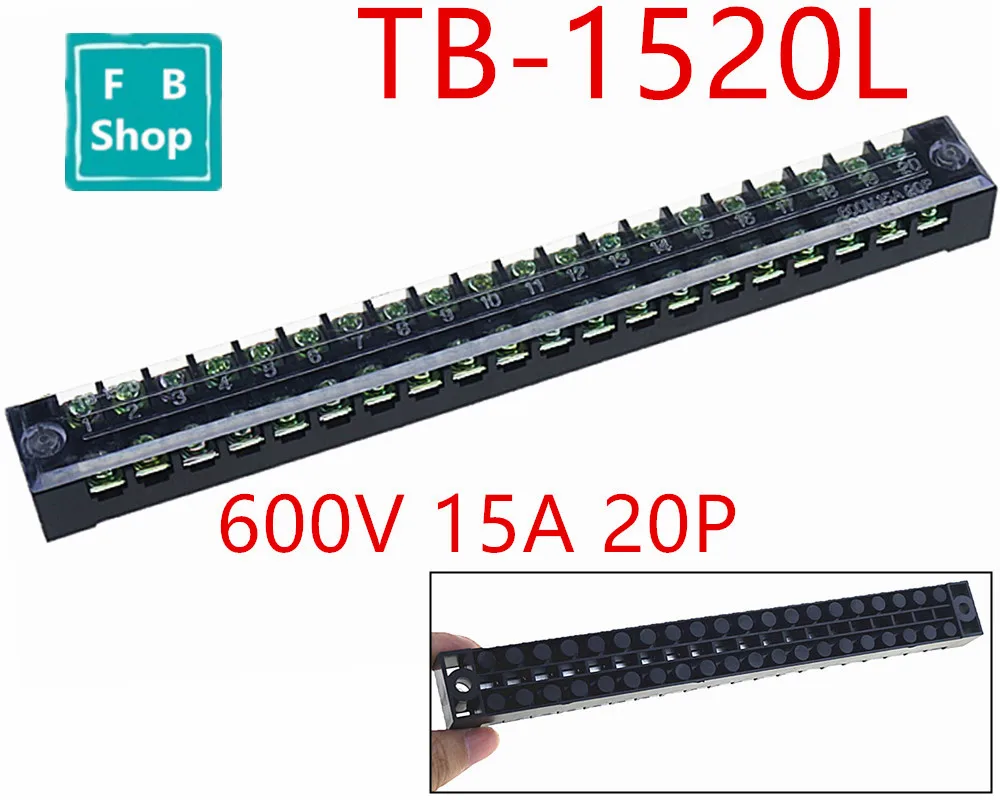 1 шт TB-1520 TB-1520L 600V 15A 20P фиксированный разъем для клемм/кабельный разъем/проводной разъем/Сращивание
1 шт TB-1520 TB-1520L 600V 15A 20P фиксированный разъем для клемм/кабельный разъем/проводной разъем/Сращивание