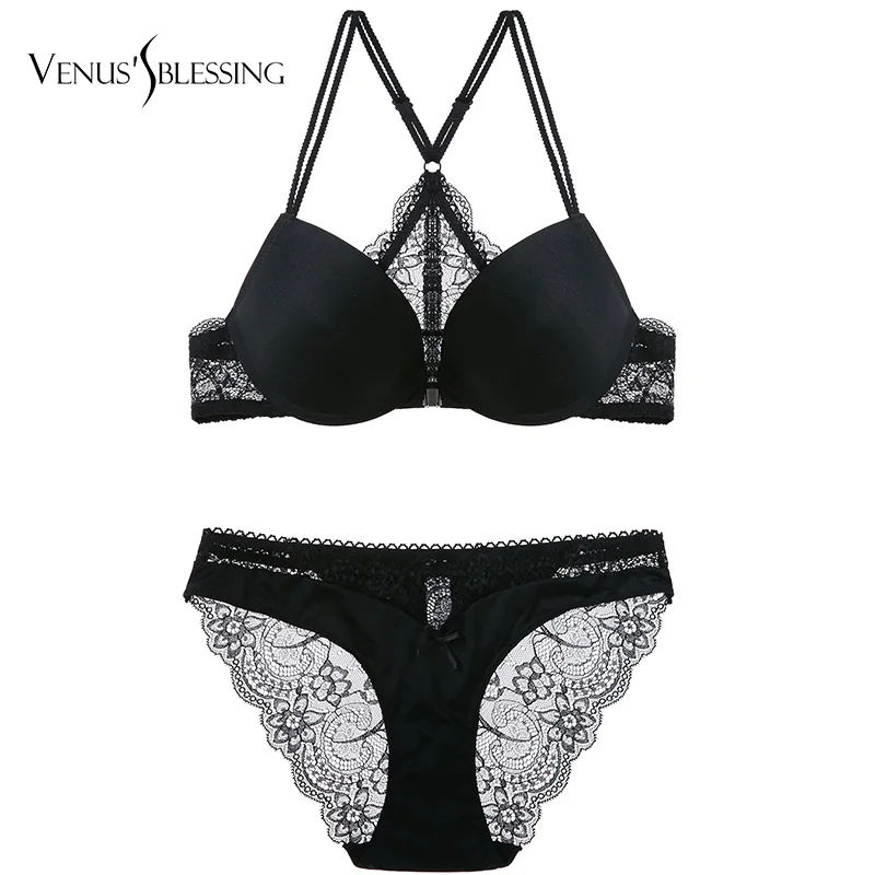 VENUS'S BLESSING Sexy Front Closure Smooth Bras Women bralette Lace Racer Back Racerback Push Up Bras Underwear Y-line straps
VENUS'S BLESSING Sexy Front Closure Smooth Bras Women bralette Lace Racer Back Racerback Push Up Bras Underwear Y-line straps