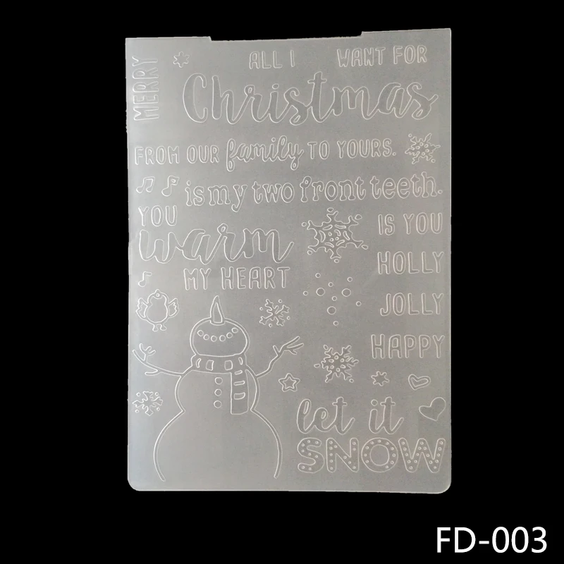 Beautiful winter The new style transparent embossed sheet DIY Paper Cutting Dies Scrapbooking Plastic Embossing Folder
Beautiful winter The new style transparent embossed sheet DIY Paper Cutting Dies Scrapbooking Plastic Embossing Folder