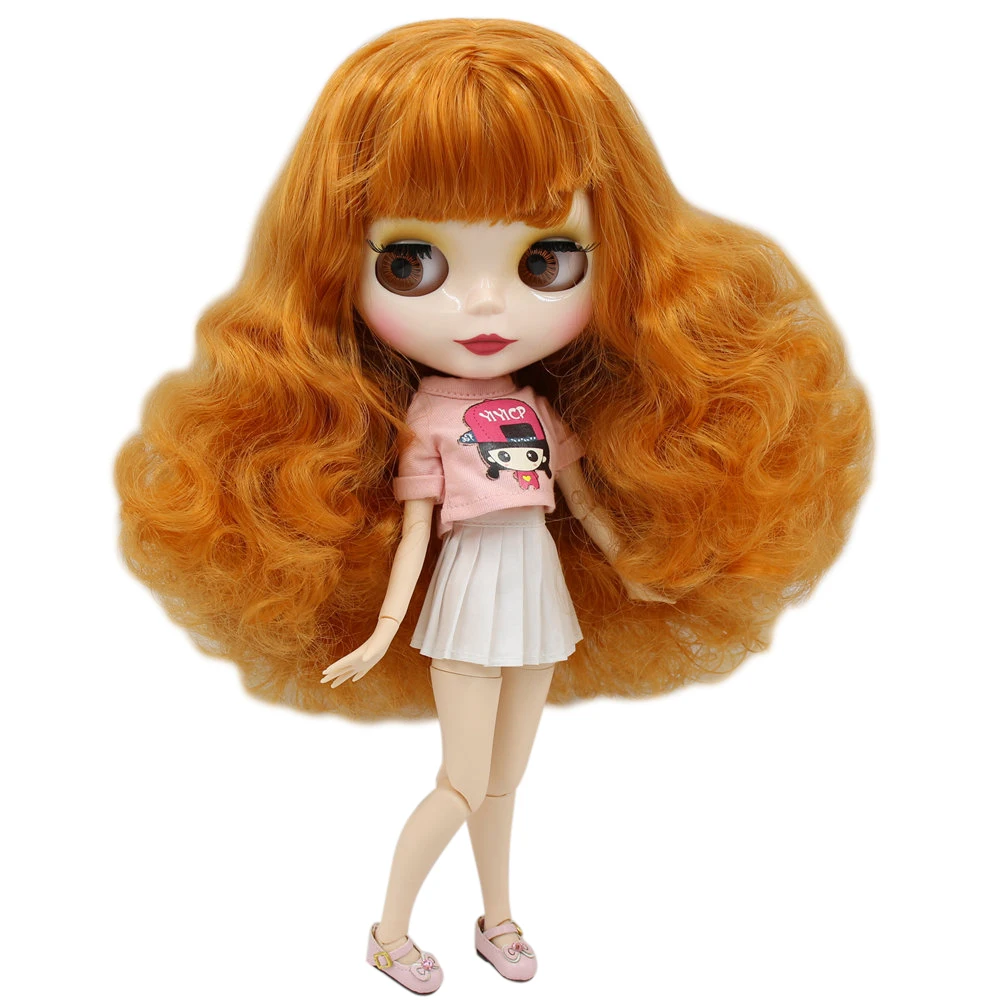 ICY DBS Blyth Doll Series No.BL0145 Orange Brown hair white skin Joint body Neo 1/6 BJD
ICY DBS Blyth Doll Series No.BL0145 Orange Brown hair white skin Joint body Neo 1/6 BJD