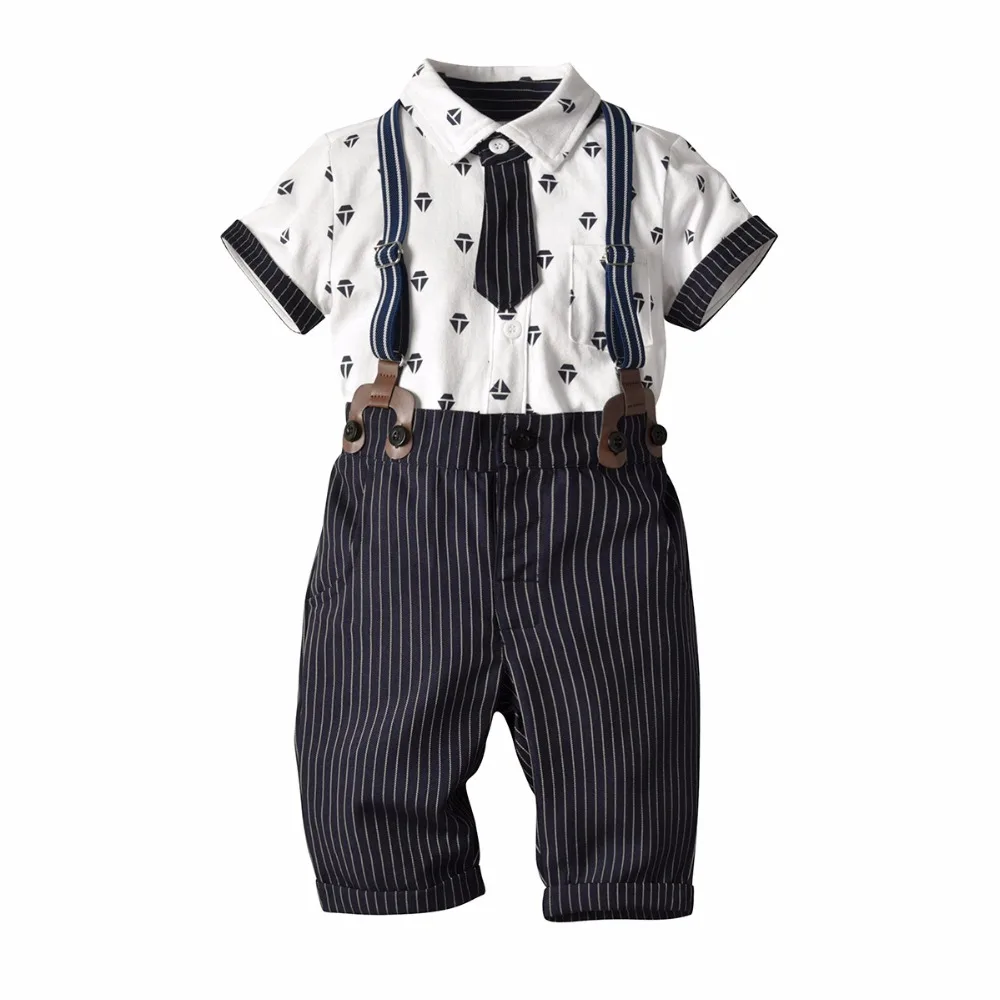 Boy Clothing Sets 2019 New Toddler Baby Boys Clothes Short Sleeve T Shirt+Pants+Straps 3Pcs Kids Outfits Children Clothing Sets
Boy Clothing Sets 2019 New Toddler Baby Boys Clothes Short Sleeve T Shirt+Pants+Straps 3Pcs Kids Outfits Children Clothing Sets