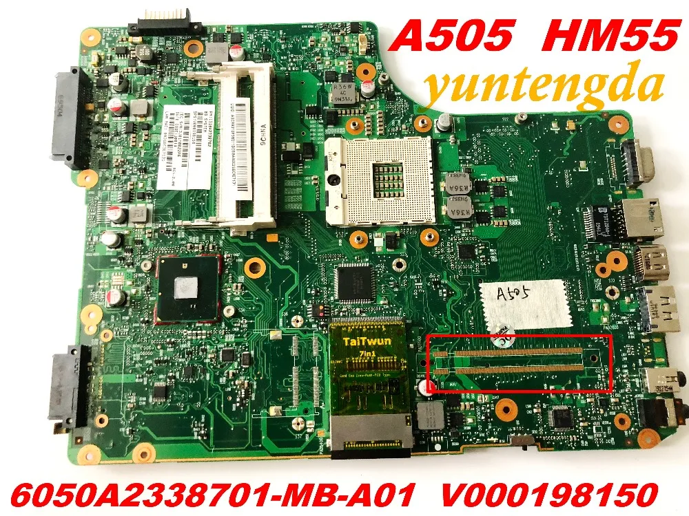 Оригинальная материнская плата для Toshiba A505 HM55 6050A2338701-MB-A01 V000198150, протестированы, хорошие, бесплатная доставка, разъемы
Оригинальная материнская плата для Toshiba A505 HM55 6050A2338701-MB-A01 V000198150, протестированы, хорошие, бесплатная доставка, разъемы