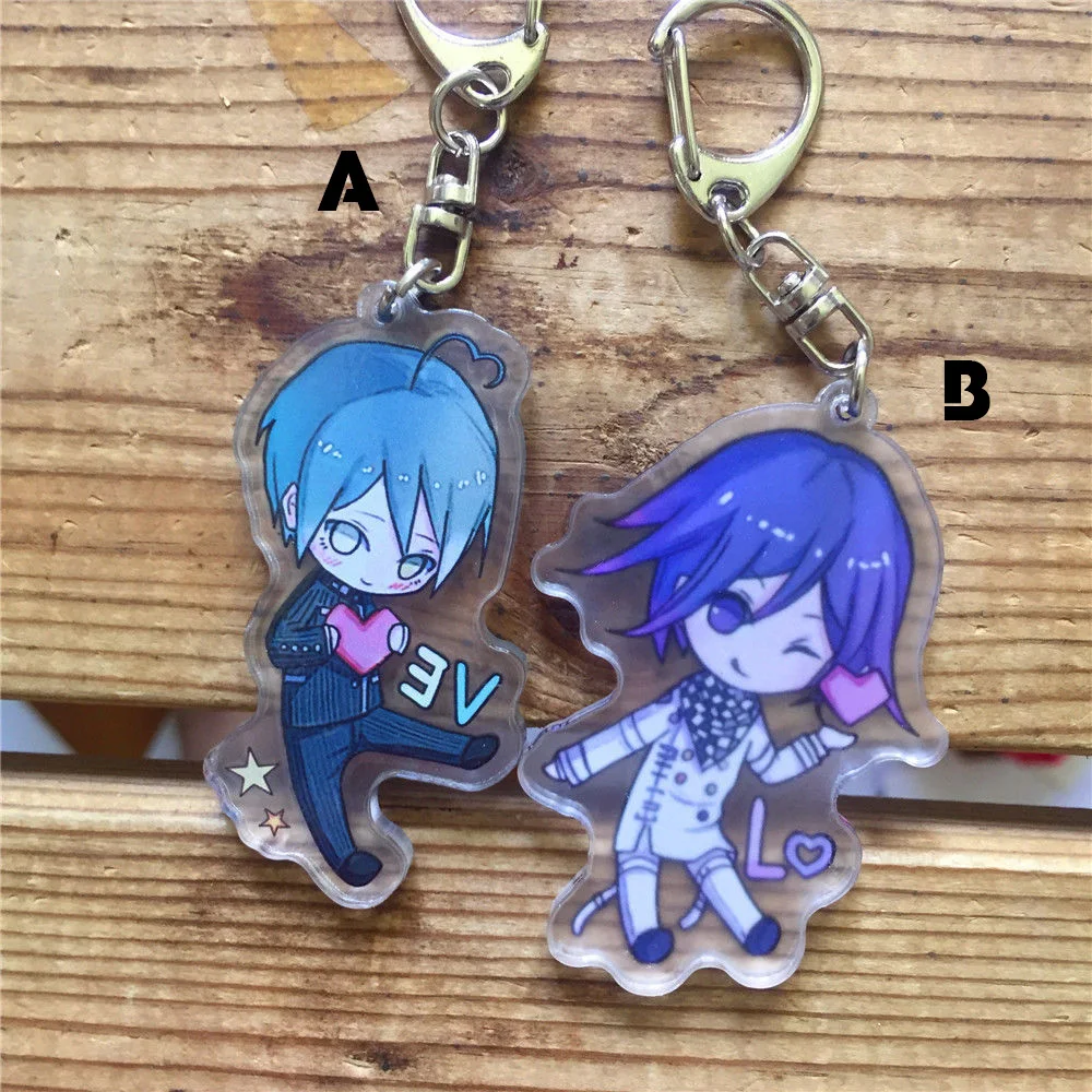 Danganronpa V3 Ouma Kokichi брелок любовь ремешок прозрачный 6 см|Реквизит для костюмов| |