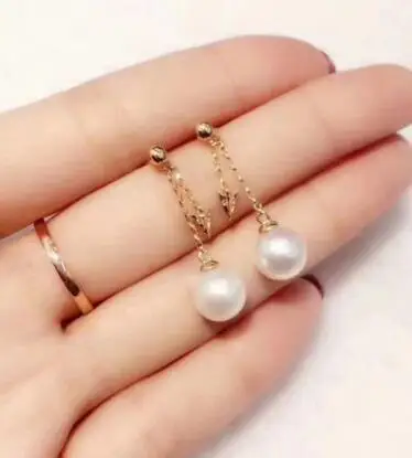 free shipping>>>>noble jewelry gorgeous pair of 10-11mm round white pearl dangle earring yellow gold
free shipping>>>>noble jewelry gorgeous pair of 10-11mm round white pearl dangle earring yellow gold