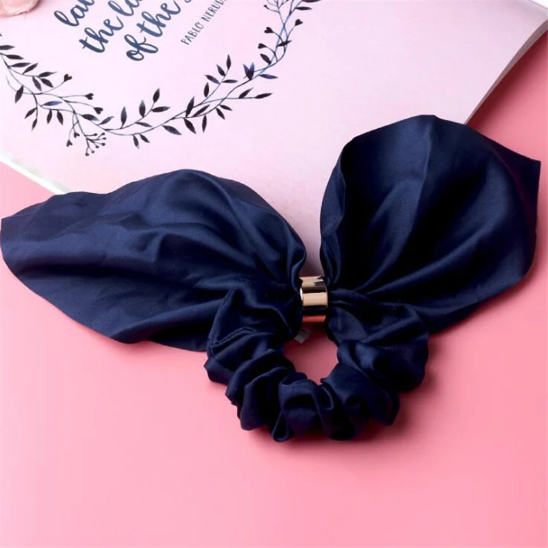 2019 Fashion Solid Color Soft Ribbon Elastic Hair Bands Hair Accessories For Women Girls Elegant Alloy Scrunchies Rubber band
2019 Fashion Solid Color Soft Ribbon Elastic Hair Bands Hair Accessories For Women Girls Elegant Alloy Scrunchies Rubber band