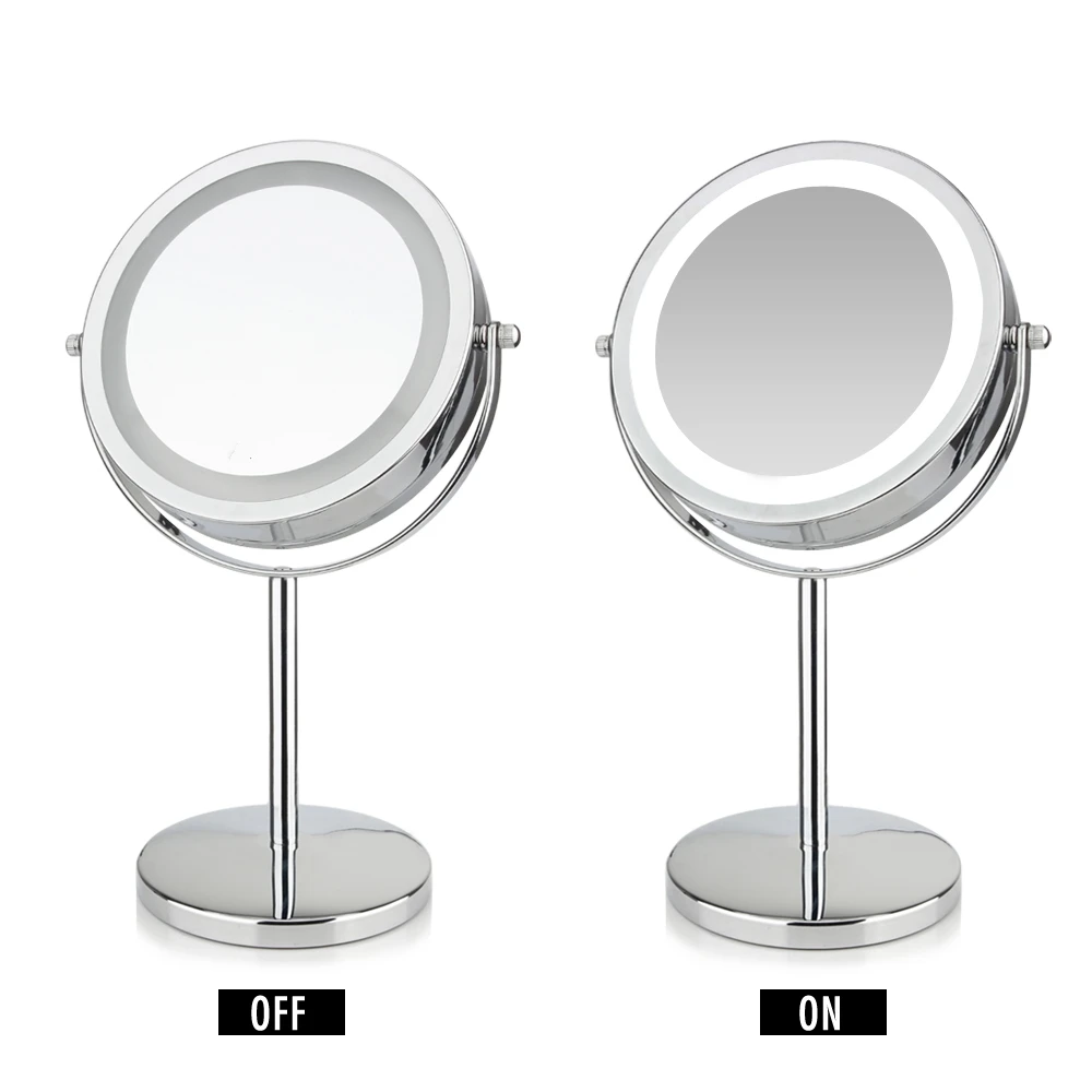 Professional 17 LEDs Light Vanity Mirror 10X Magnifying Adjustable Makeup Mirror 7 Inch Cosmetic Mirror Double Sided Bath Mirror
Professional 17 LEDs Light Vanity Mirror 10X Magnifying Adjustable Makeup Mirror 7 Inch Cosmetic Mirror Double Sided Bath Mirror