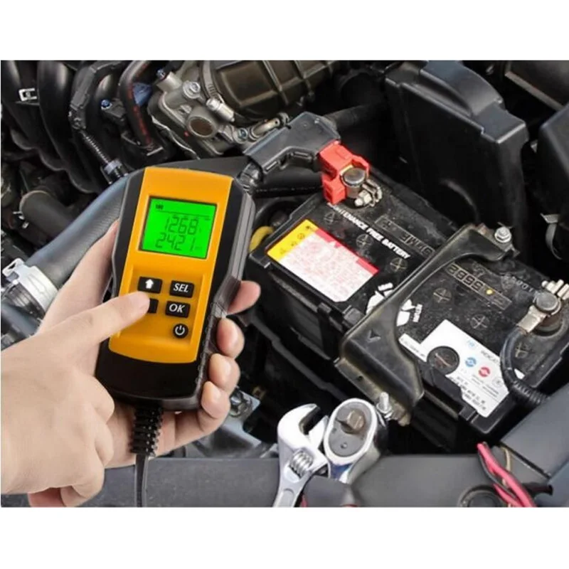 12V LCD Digital Car Battery Analyzer AE300 Vehicle Battery Voltage ohm Tester
12V LCD Digital Car Battery Analyzer AE300 Vehicle Battery Voltage ohm Tester