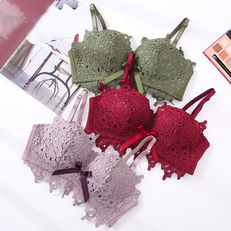 DERUILADY New Comfortbale Wireless Bralette Sexy Lace Floral Embroidery Bra Lingerie Adjusted Push Up Bras For Women Underwear
DERUILADY New Comfortbale Wireless Bralette Sexy Lace Floral Embroidery Bra Lingerie Adjusted Push Up Bras For Women Underwear