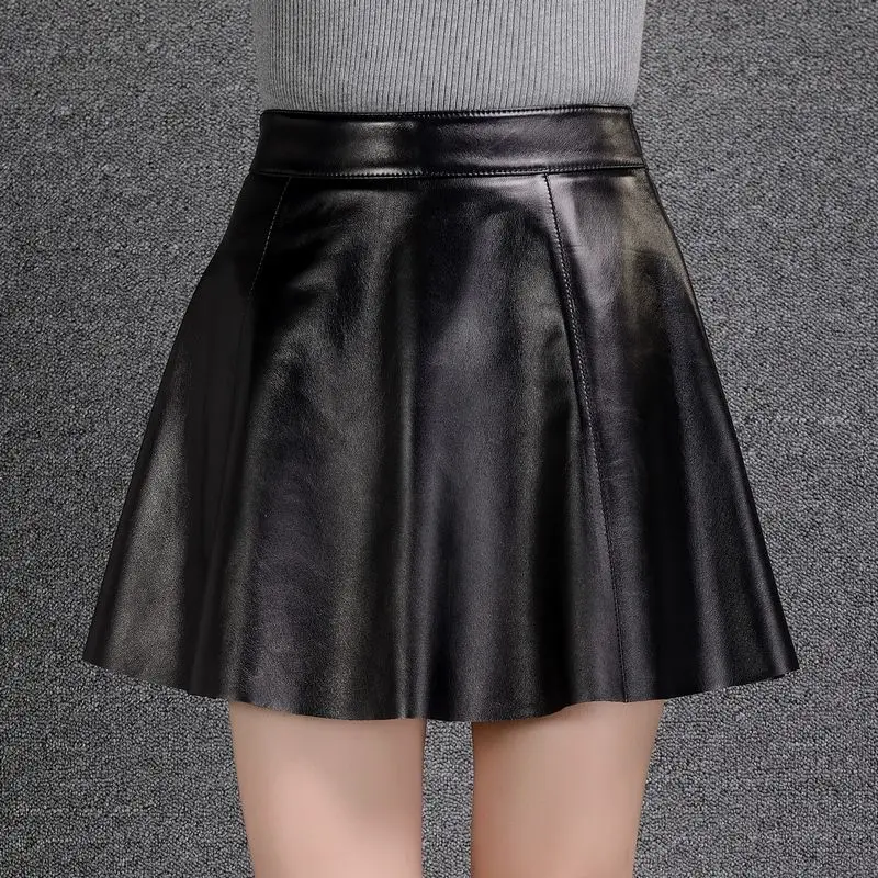 new lady genuine leather natural real sheepskin female woman A-line skirt mini short black plus big size xxxxxl 2xl 3xl 4xl 5xl
new lady genuine leather natural real sheepskin female woman A-line skirt mini short black plus big size xxxxxl 2xl 3xl 4xl 5xl