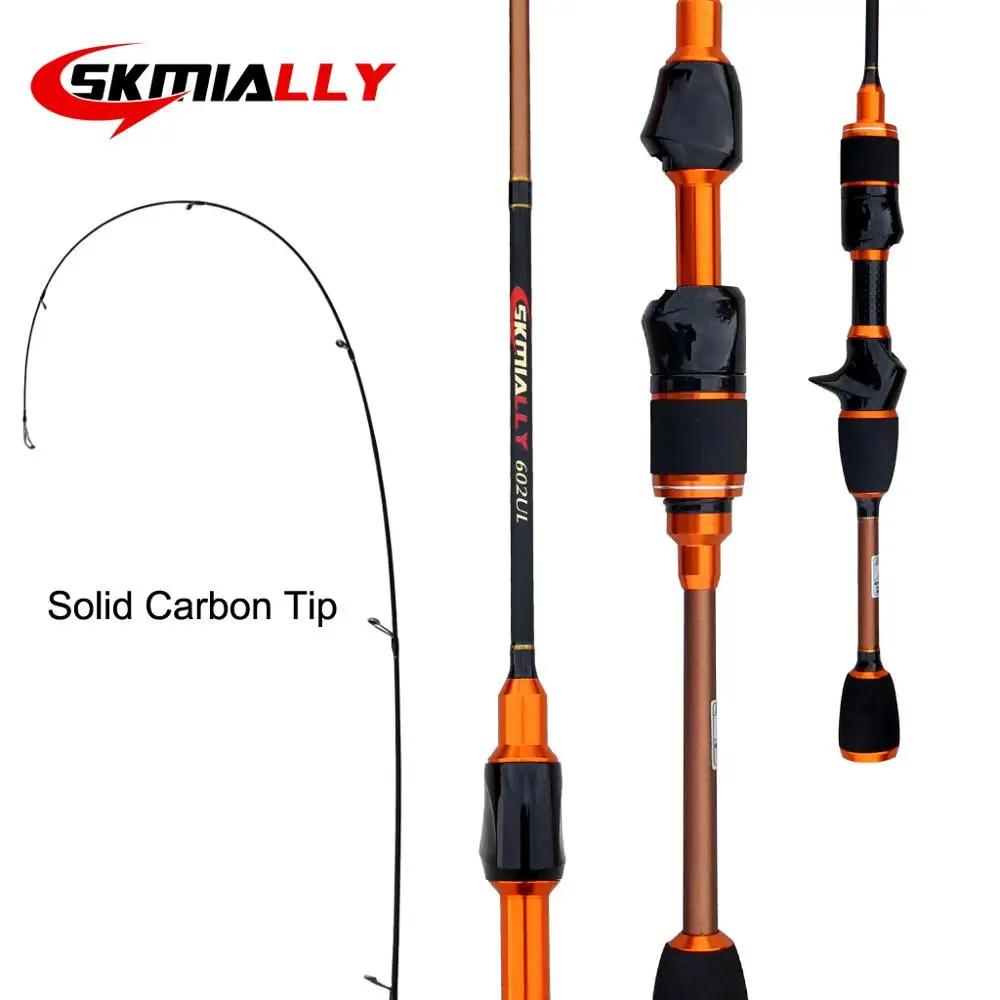 Skmially carbon ul spinning rod 1.8m 1.68m0.8-5g ultralight spinning rods ultra light casting spinning fishing rod vara de pesca
Skmially carbon ul spinning rod 1.8m 1.68m0.8-5g ultralight spinning rods ultra light casting spinning fishing rod vara de pesca