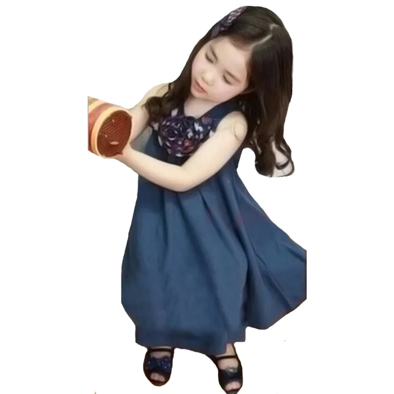 SOSOCOER Little Girls Dresses Party Fashion Sleeveless Children Dress Summer Style Flowers Kids Dresses For Girl Clothes
SOSOCOER Little Girls Dresses Party Fashion Sleeveless Children Dress Summer Style Flowers Kids Dresses For Girl Clothes