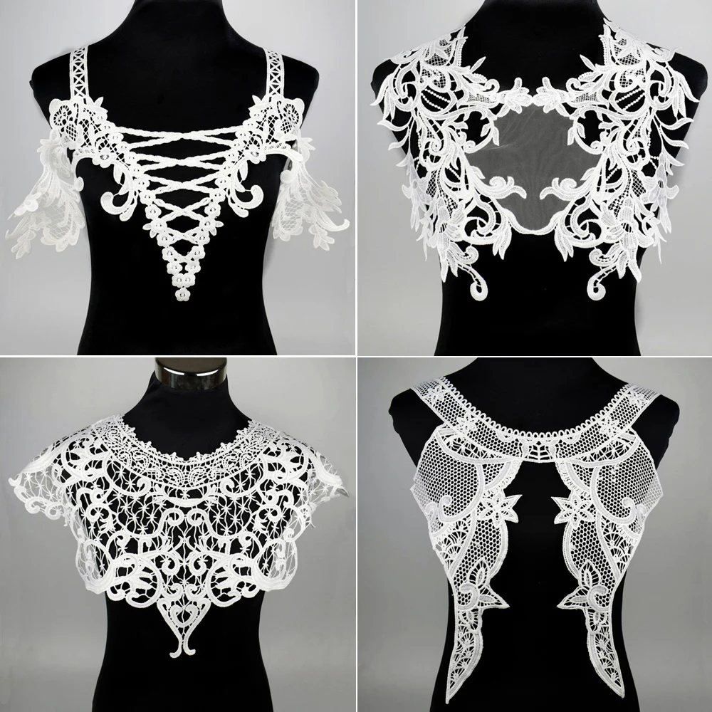 White Black Fabric Venise Lace Sewing Applique DIY Craft Lace Neckline Collar Garment Accessories Scrapbooking
White Black Fabric Venise Lace Sewing Applique DIY Craft Lace Neckline Collar Garment Accessories Scrapbooking