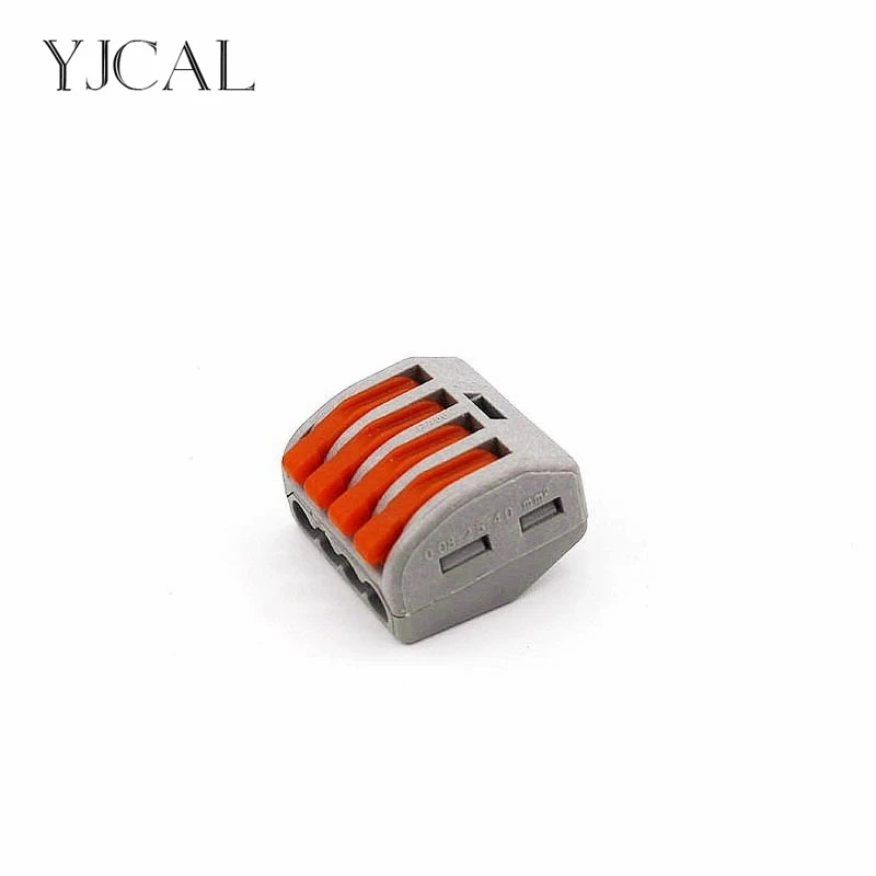 YJCAL Wire Connector 222-414 10PCS Cage Spring Universal Fast Wiring Conductors Terminal Block Auto Connectors China
YJCAL Wire Connector 222-414 10PCS Cage Spring Universal Fast Wiring Conductors Terminal Block Auto Connectors China