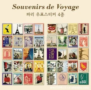 4PCS/lot Vintage Love in Paris Folding Stamps Stickers DIY Multifunction sticker/Romantic France label/home Decoration
4PCS/lot Vintage Love in Paris Folding Stamps Stickers DIY Multifunction sticker/Romantic France label/home Decoration