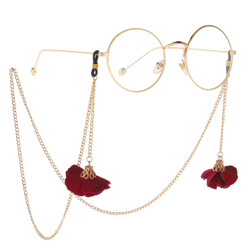 Fashion Red Flower Pendant Eyeglass Cord Eyewears Chains Sunglasses Lanyard Rope Reading Glasses Chain Holder Neck Strap
Fashion Red Flower Pendant Eyeglass Cord Eyewears Chains Sunglasses Lanyard Rope Reading Glasses Chain Holder Neck Strap