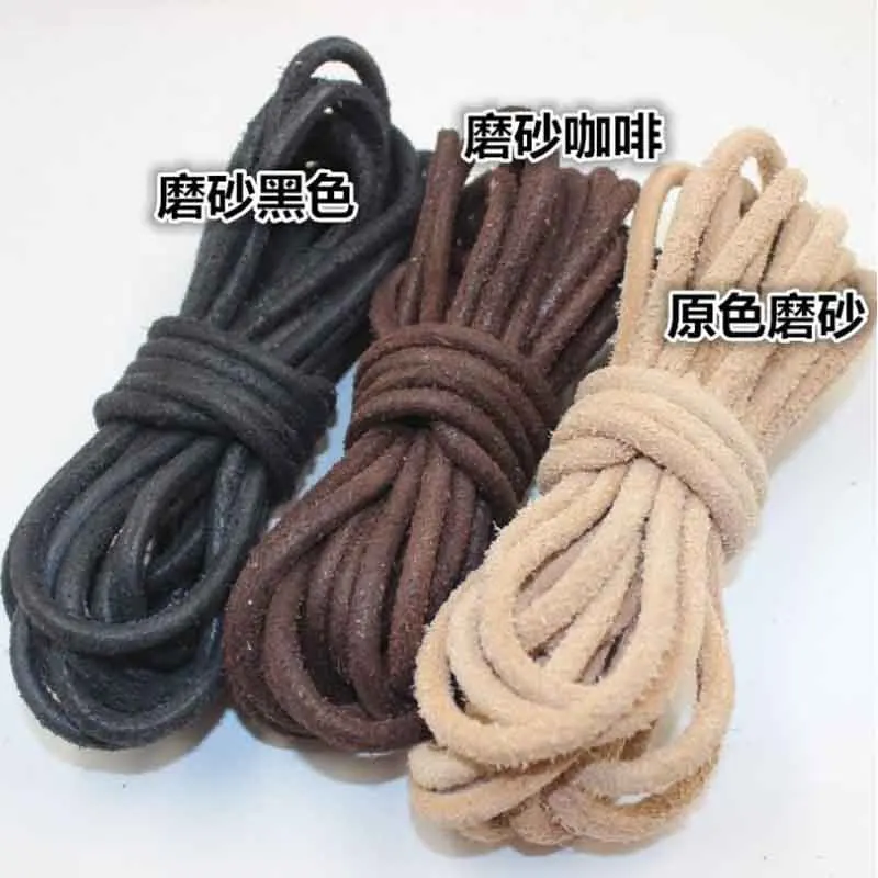 2 Meters 100% Genuine Leather Cord Black Brown Natural Color Matte Frosted Belt Round Leather Rope Thread for DIY Jewelry Craft
2 Meters 100% Genuine Leather Cord Black Brown Natural Color Matte Frosted Belt Round Leather Rope Thread for DIY Jewelry Craft