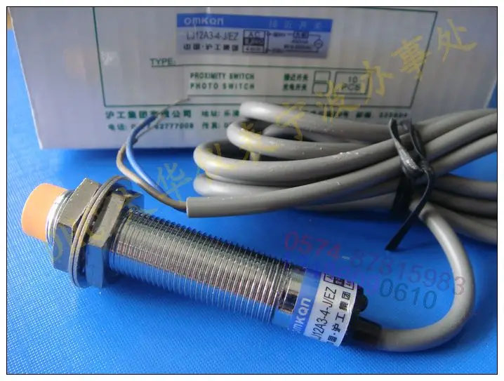 

Оригинальные прямые продажи с фабрики, Китай, Hugong LJ12A3-4-J / EZ Индуктивные бесконтактные переключатели, два провода переменного тока