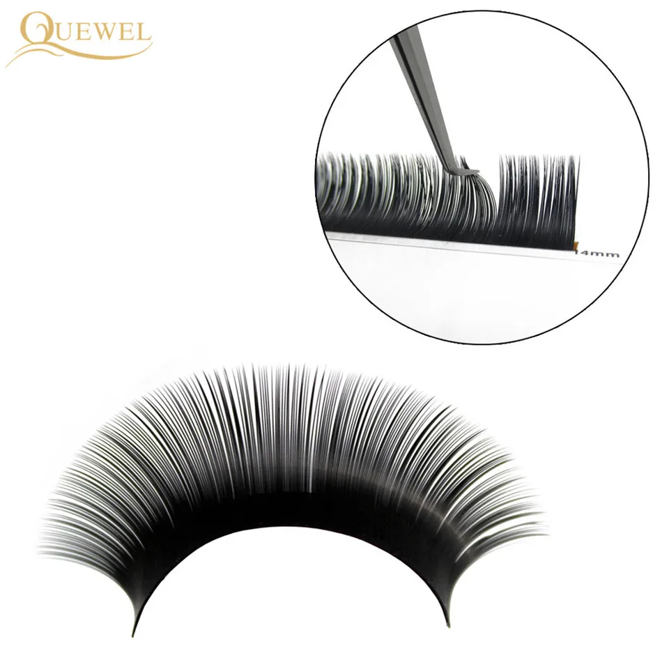 Quewel Silk Fiber Eyelashes Extension Individual False Eyelash C/CC/D/DD Curl lash Handmade High Quality 6 Trays Makeup Natural
Quewel Silk Fiber Eyelashes Extension Individual False Eyelash C/CC/D/DD Curl lash Handmade High Quality 6 Trays Makeup Natural