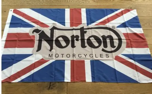Norton Flag banner flag 90x150cm custom digital print with 100D Polyester fan banner
Norton Flag banner flag 90x150cm custom digital print with 100D Polyester fan banner