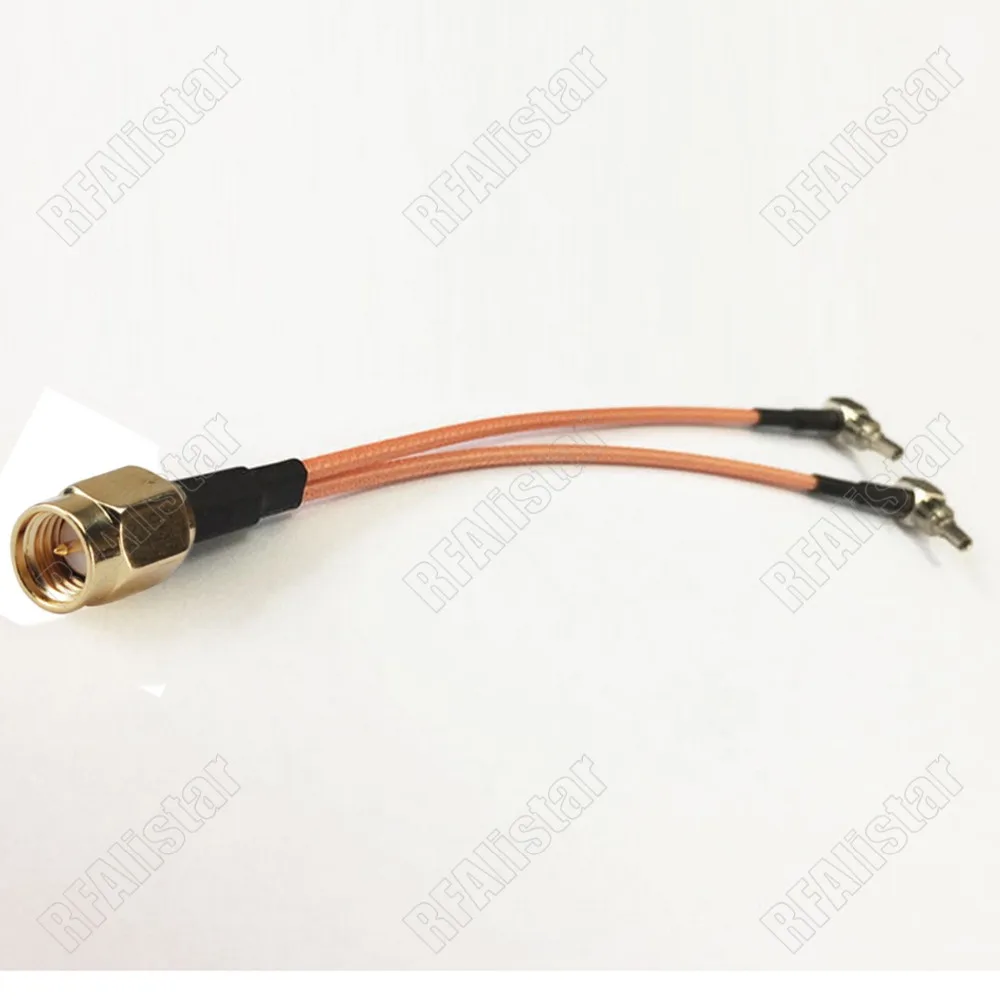 10 шт. штекеры SMA 2 CRC9 под прямым углом Φ Y типа 15 см/20 см/30 см/50 см/1 метр