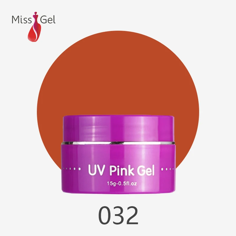 Акция магазина MissGel 6 шт. Великолепный 36 Цвет УФ розовый строительный гель ногтей |