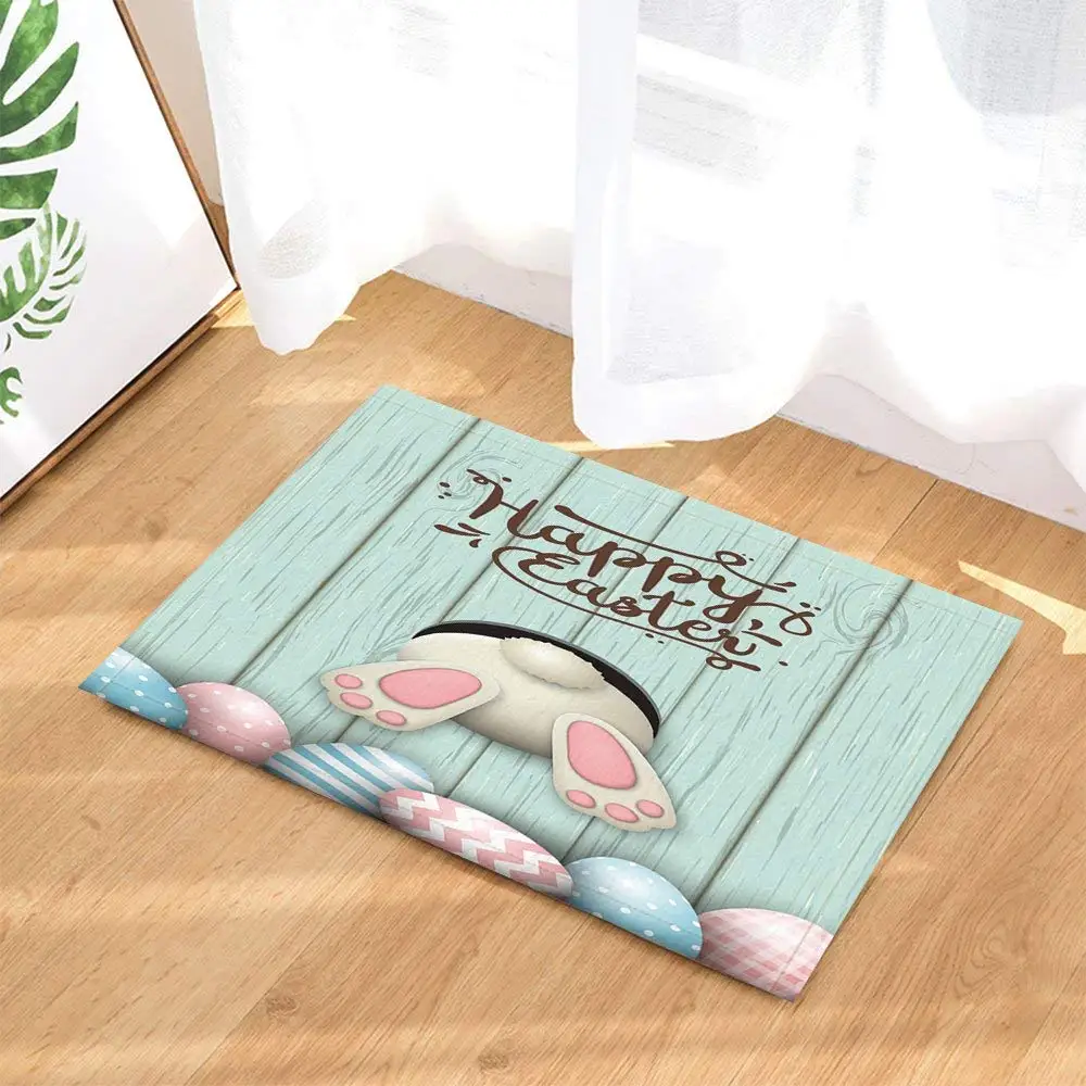 Happy Easter Easter Bunny Shower Curtain and Mat Set ,The Easter Egg Bunny Cuddly Waterproof Fabric Bathroom Curtain
Happy Easter Easter Bunny Shower Curtain and Mat Set ,The Easter Egg Bunny Cuddly Waterproof Fabric Bathroom Curtain