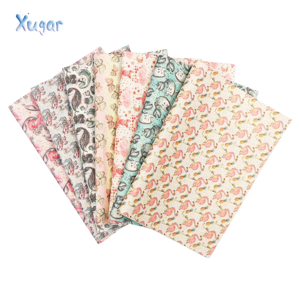 Xugar accessories 22*30cm unicorn bird animal glitter Faux Synthetic Leather Fabric,DIY Garment Knotbow Bags Decoration Crafts
Xugar accessories 22*30cm unicorn bird animal glitter Faux Synthetic Leather Fabric,DIY Garment Knotbow Bags Decoration Crafts