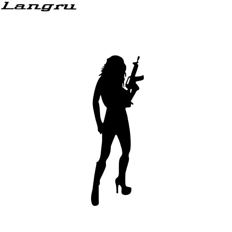 Langru красивые сексуальные женские наклейки автомобильные Pinup Автомобильная