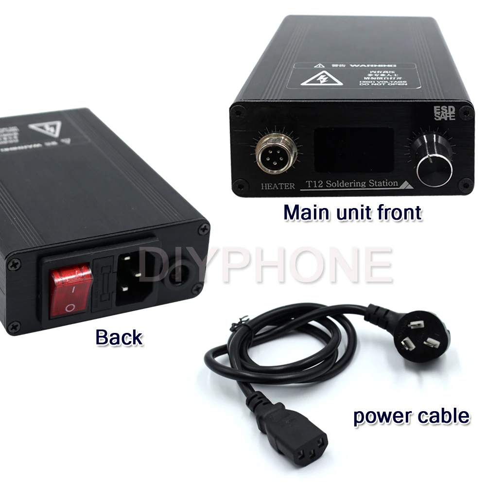 110V-230V 72W 951 Constant Temperature soldering station SFDER T12-D Lead-free Soldering Station phone PCB Repair with 3pcs
110V-230V 72W 951 Constant Temperature soldering station SFDER T12-D Lead-free Soldering Station phone PCB Repair with 3pcs