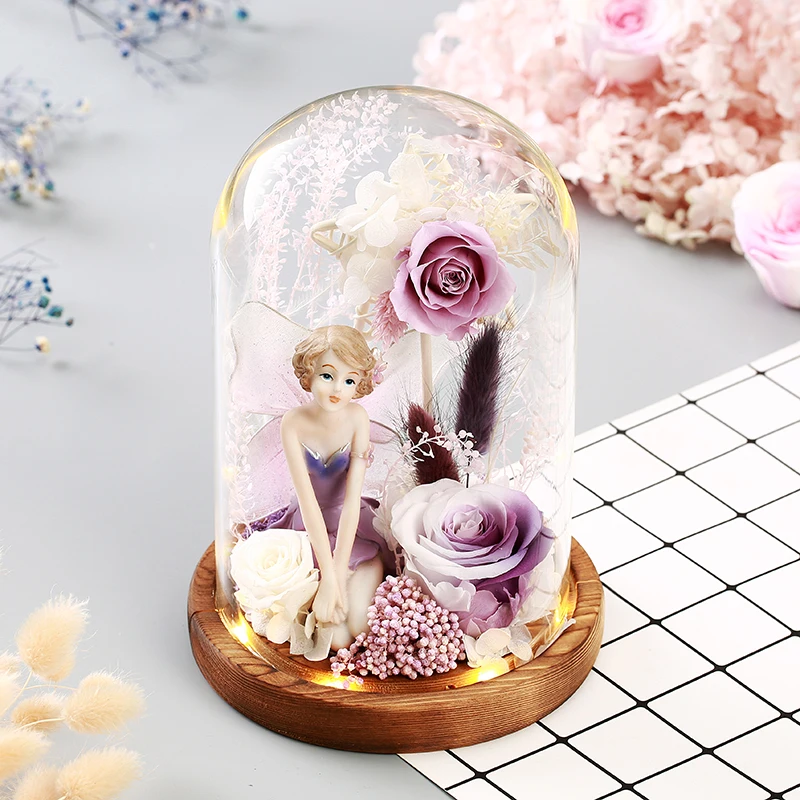 New Santa Claus Gifts Angel Girl Ornament Desktop Light Night LED Lights Rose Flowers For Valentine's Day for Christmas New Year
New Santa Claus Gifts Angel Girl Ornament Desktop Light Night LED Lights Rose Flowers For Valentine's Day for Christmas New Year