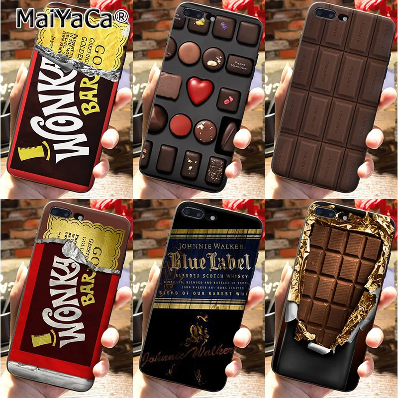 Чехол для Телефона iPhone 7 8plus 5 5s SE X XS XR XSmax чехол Willy Wonka Bar с золотым билетом сладкий