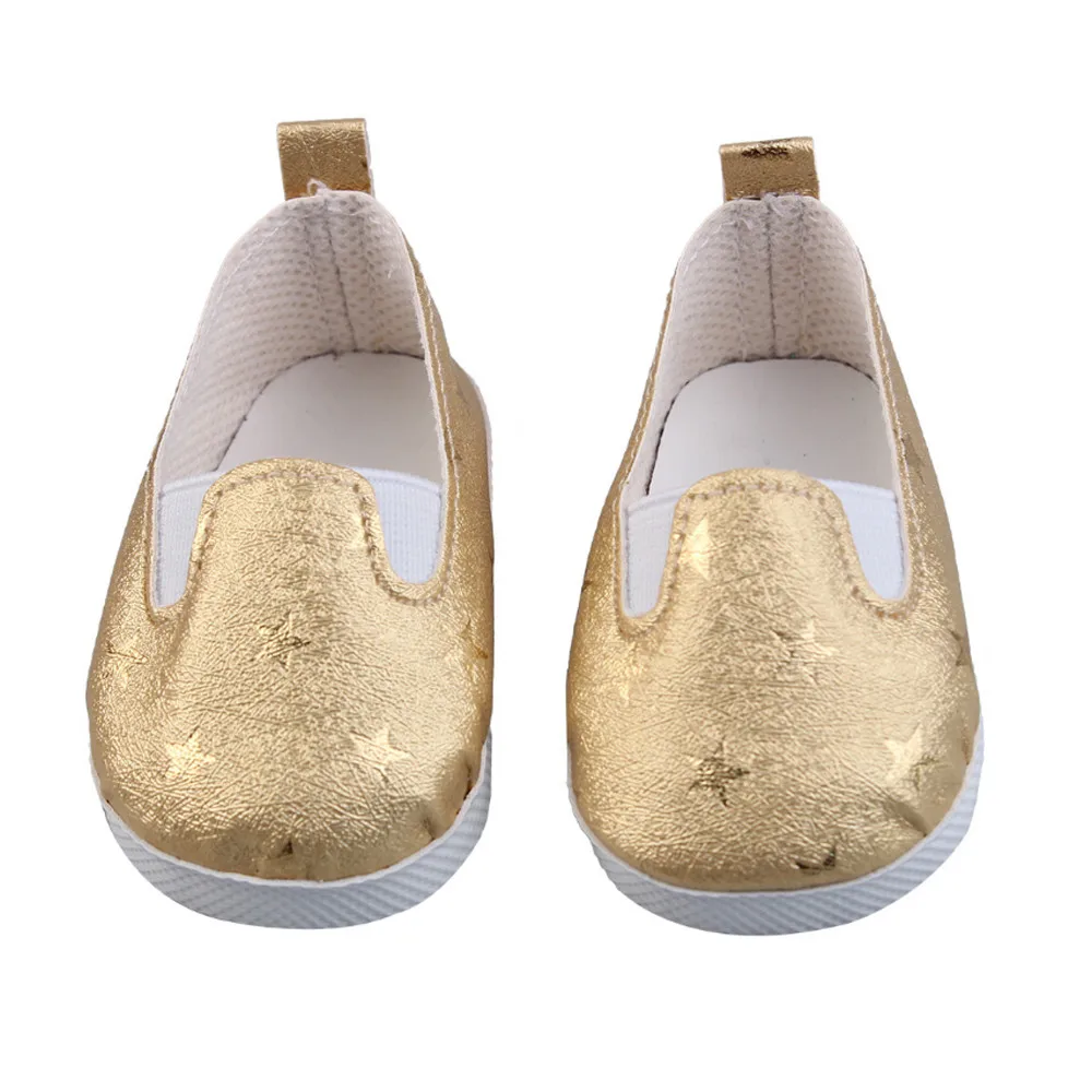 Muziwig Stars Print Casual Flat Shoes for 18'' American Dolls 43cm Reborn Doll Shoes Accessories
Muziwig Stars Print Casual Flat Shoes for 18'' American Dolls 43cm Reborn Doll Shoes Accessories