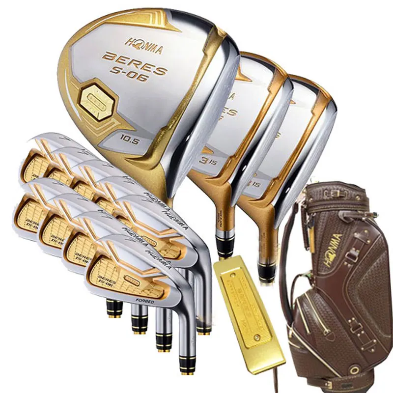 New Golf club honm S-06 4 star Golf complete clubs set Driver+3/5 fairway wood+irons+putter+bag graphite golf shaft freeshipping
New Golf club honm S-06 4 star Golf complete clubs set Driver+3/5 fairway wood+irons+putter+bag graphite golf shaft freeshipping