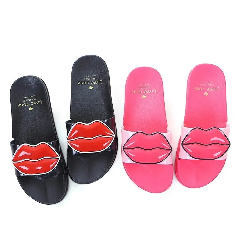 Women Summer Slippers Soft Sole Slides Lovely Lips Beach Slippers Platform Slip On Sandals Women Shoes Flip Flops Dropshipping
Women Summer Slippers Soft Sole Slides Lovely Lips Beach Slippers Platform Slip On Sandals Women Shoes Flip Flops Dropshipping