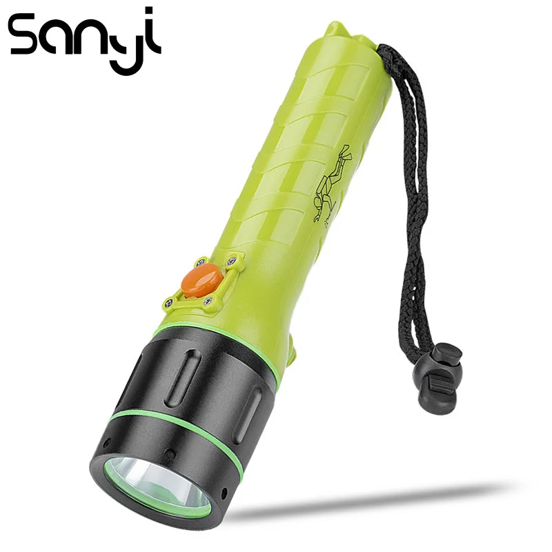 SANYI Professional Flashlight Diving LED T6 Waterproof Underwater Portable Lantern Torch USB Rechargeable
SANYI Professional Flashlight Diving LED T6 Waterproof Underwater Portable Lantern Torch USB Rechargeable