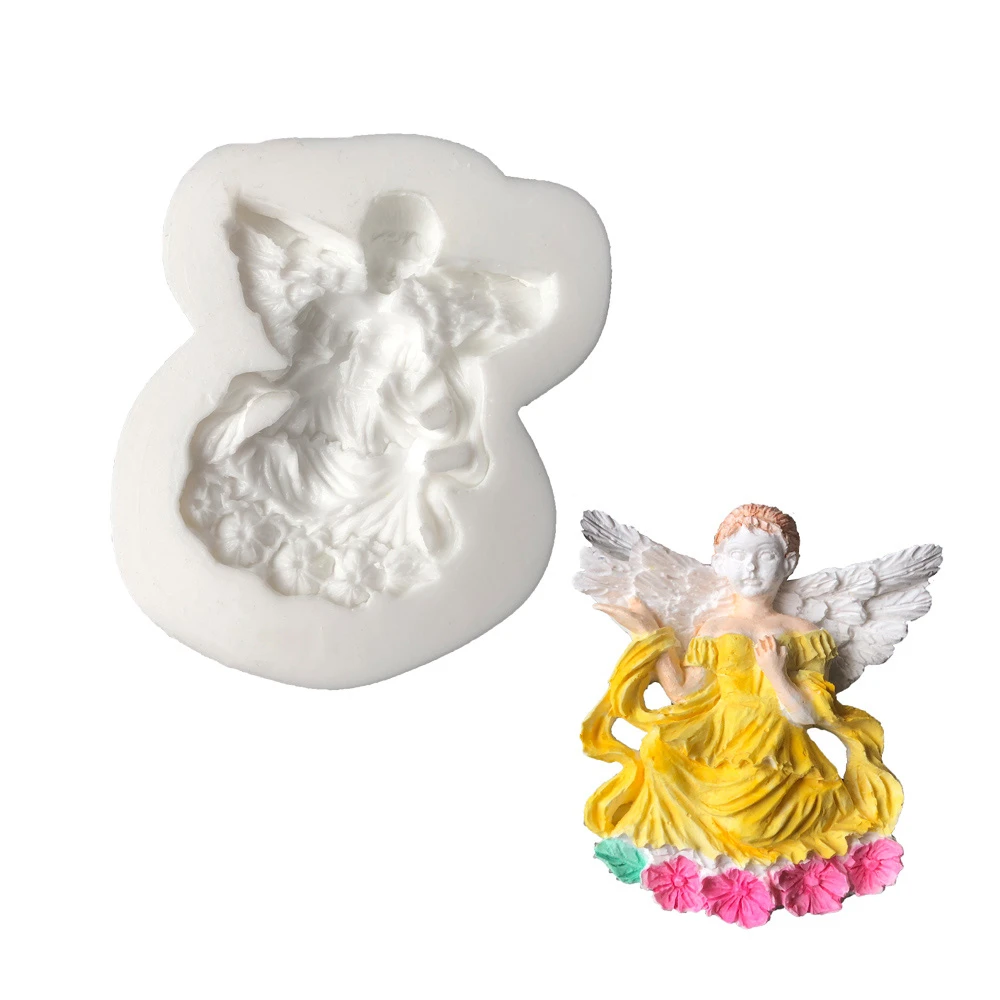Flower Angel Shape Fondant Cake Silicone Mold Candy Chocolate Molds Cookies Pastry Mould Biscuits Baking Cake Decoration Tools
Flower Angel Shape Fondant Cake Silicone Mold Candy Chocolate Molds Cookies Pastry Mould Biscuits Baking Cake Decoration Tools