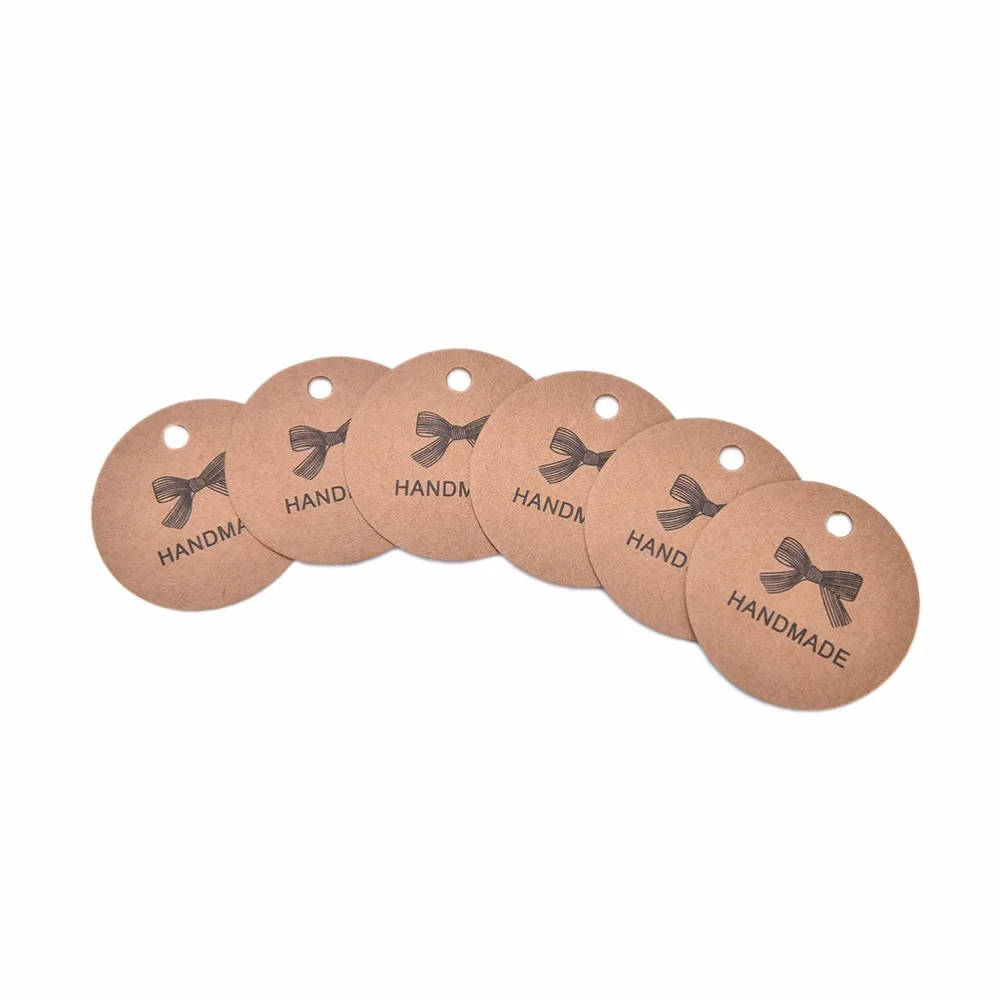 100pcs Vintage Labels Handmade Bowknot Kraft Label DIY Hand Made For Gift Cake Baking Sealing Hang tag Brown Garment
100pcs Vintage Labels Handmade Bowknot Kraft Label DIY Hand Made For Gift Cake Baking Sealing Hang tag Brown Garment