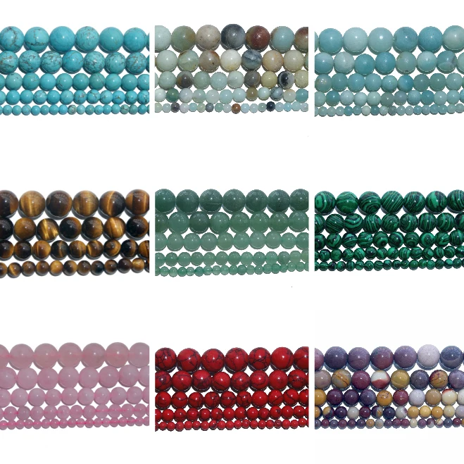 4 6 8 10mm Natural Stone Beads Amethysts Agates Lapis lazuli Turquoises Stone Beads For Jewelry Making DIY Bracelet Necklace
4 6 8 10mm Natural Stone Beads Amethysts Agates Lapis lazuli Turquoises Stone Beads For Jewelry Making DIY Bracelet Necklace