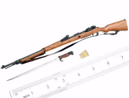 1/6 Scale Solider Figure Accessory Weapon Chiang Kai-shek Metal Wooden Rifle Bayonet Bullets for 12" Male Figure
1/6 Scale Solider Figure Accessory Weapon Chiang Kai-shek Metal Wooden Rifle Bayonet Bullets for 12" Male Figure