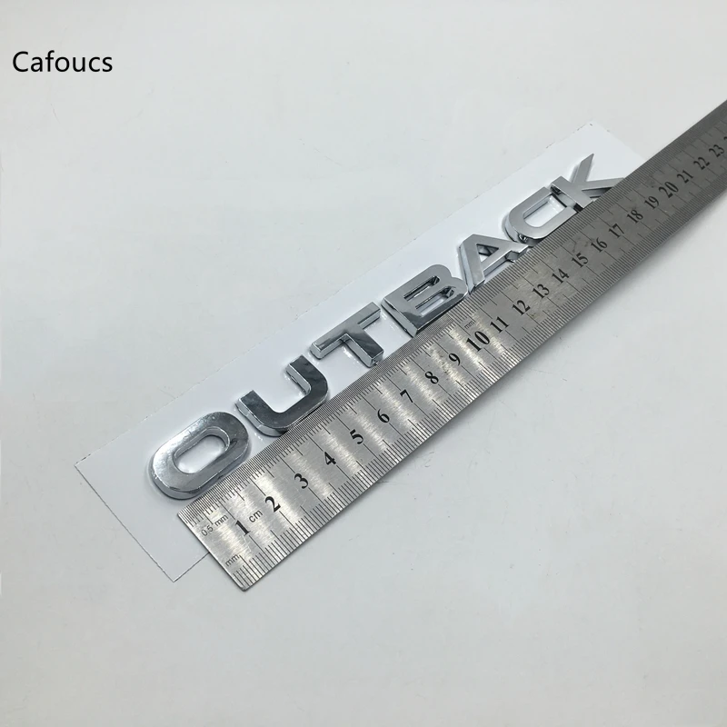 Cafoucs For Subaru OUTBACK Emblem Rear Trunk Lid Chrome logo Sticker Symbol Badge Sign
Cafoucs For Subaru OUTBACK Emblem Rear Trunk Lid Chrome logo Sticker Symbol Badge Sign
