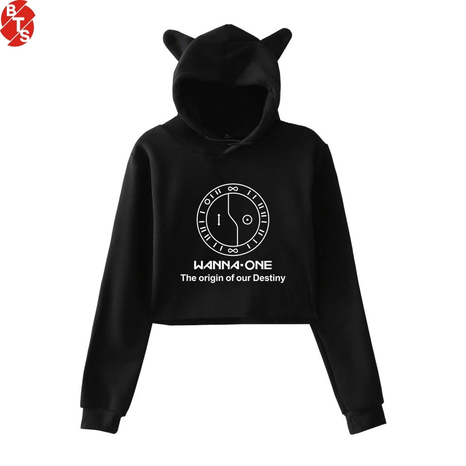 Wanna One Kpop Fashion Printed Cat Ear Hoodies Women Long Sleeve Hot Sale Hooded Sweatshirts 2018 Casual Girls Sexy Hoodies
Wanna One Kpop Fashion Printed Cat Ear Hoodies Women Long Sleeve Hot Sale Hooded Sweatshirts 2018 Casual Girls Sexy Hoodies