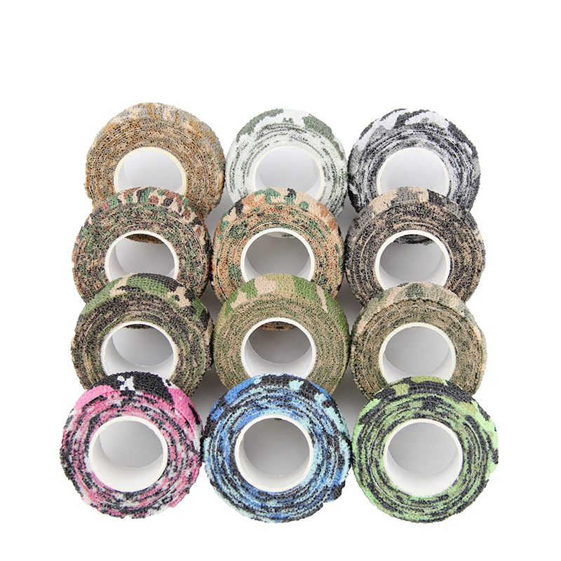 1Roll 2.5cm Self Adhesive Bandage Adherent Elastic Cohesive Camouflage Bandage For Finger Nonwoven Sport Bandage
1Roll 2.5cm Self Adhesive Bandage Adherent Elastic Cohesive Camouflage Bandage For Finger Nonwoven Sport Bandage