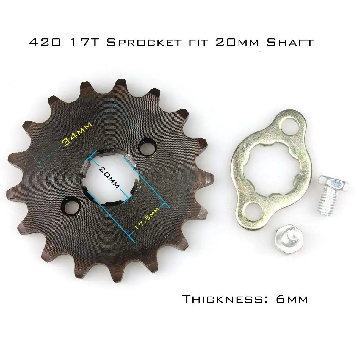 Xzilla Sprocket Front 420-17T 20mm Motorcycle ATV Dirtbike Motorcycle Parts Free Shipping
Xzilla Sprocket Front 420-17T 20mm Motorcycle ATV Dirtbike Motorcycle Parts Free Shipping